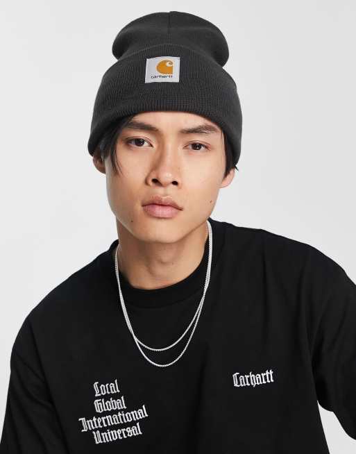 Carhartt WIP - Watch - Beanie in donkergrijs
