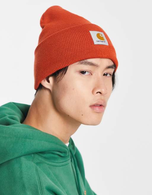 Orange 2024 carhartt beanie