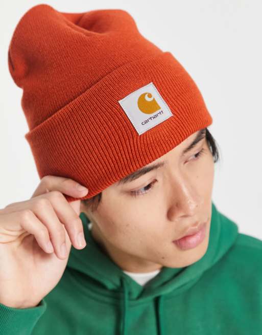 Orange carhartt clearance beanie