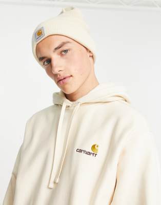 Carhartt Ribbed Knit Acrylic Watch Hat In White