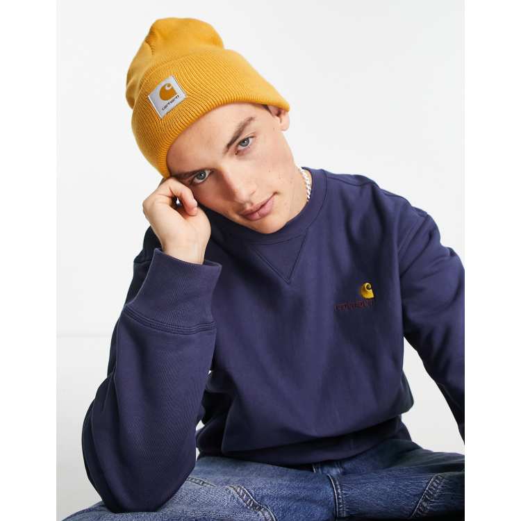 Mustard yellow store carhartt beanie