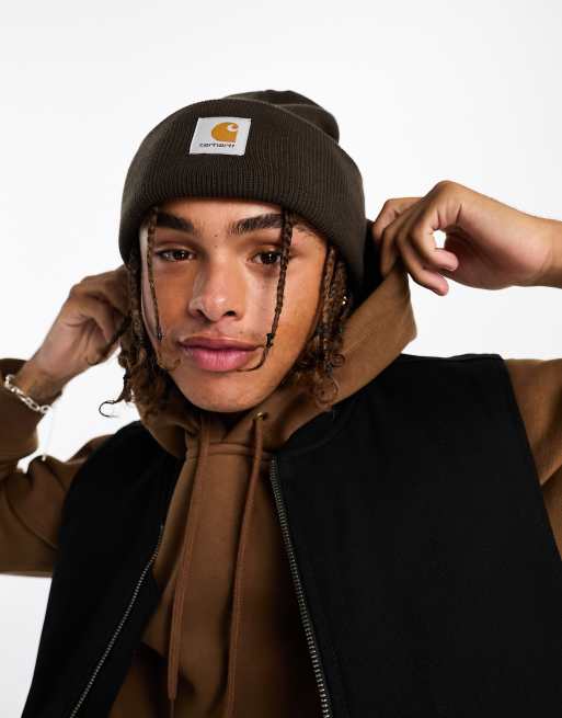 Carhartt WIP – Watch – Brązowa czapka beanie