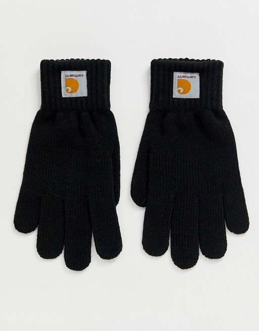 Carhartt WIP Watch gloves in black
