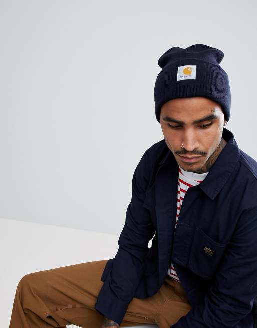 Carhartt WIP – Watch – Marinblå mössa