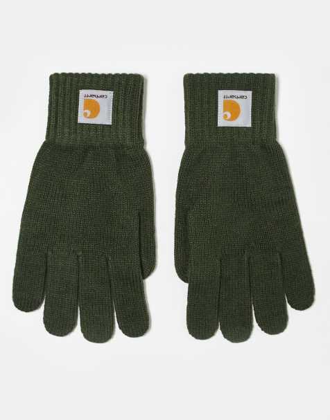 Carhartt WIP – Watch – Zielone rękawiczki - view 1