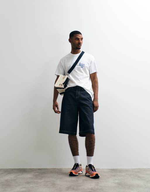 Carhartt WIP waves back print t-shirt in white, 5 of 5