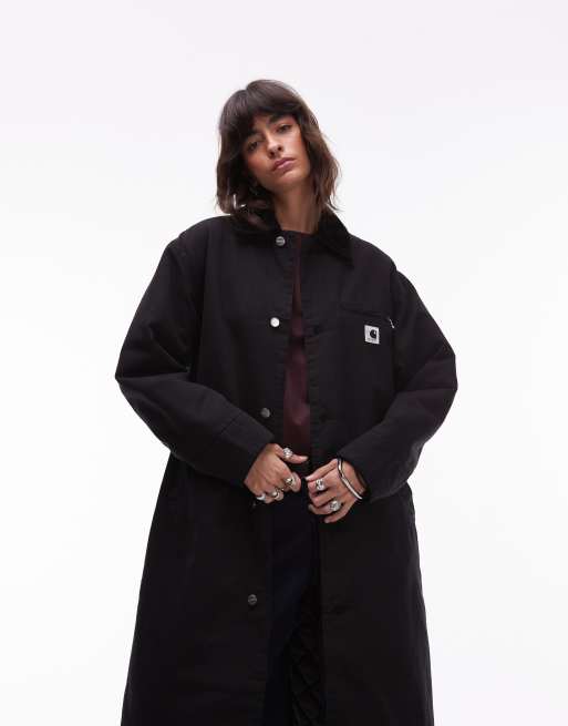 Carhartt WIP - Webster - Jas met lange pasvorm in zwart, 2 van 4
