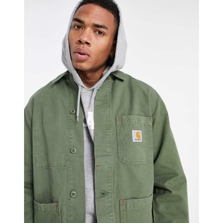 Army green carhartt jacket sale