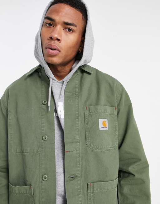 Green hotsell carhartt coat