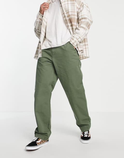 Carhartt WIP - Wesley - Toelopende broek in kaki, 4 van 4