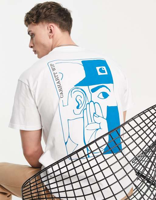 Carhartt WIP - Whisper - T-shirt bianca con stampa sul retro