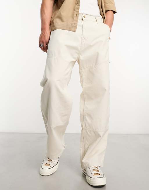 White deals carhartt trousers