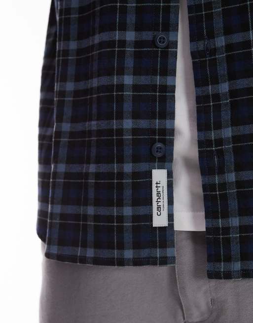 Carhartt WIP - Widmark - Chemise en flanelle à carreaux - Bleu, 5 de 5