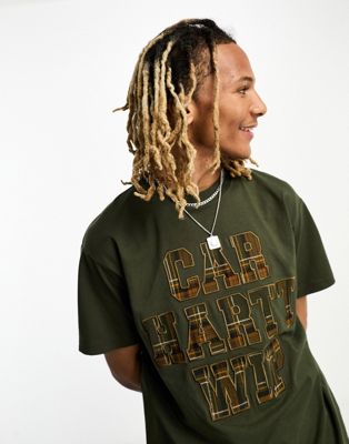Carhartt WIP wiles t-shirt in green - ASOS Price Checker