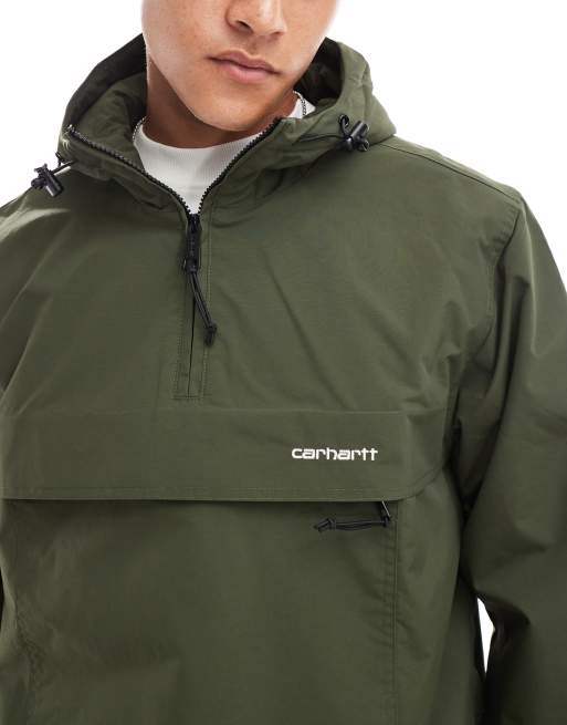 Three quarter zip windbreaker hot sale