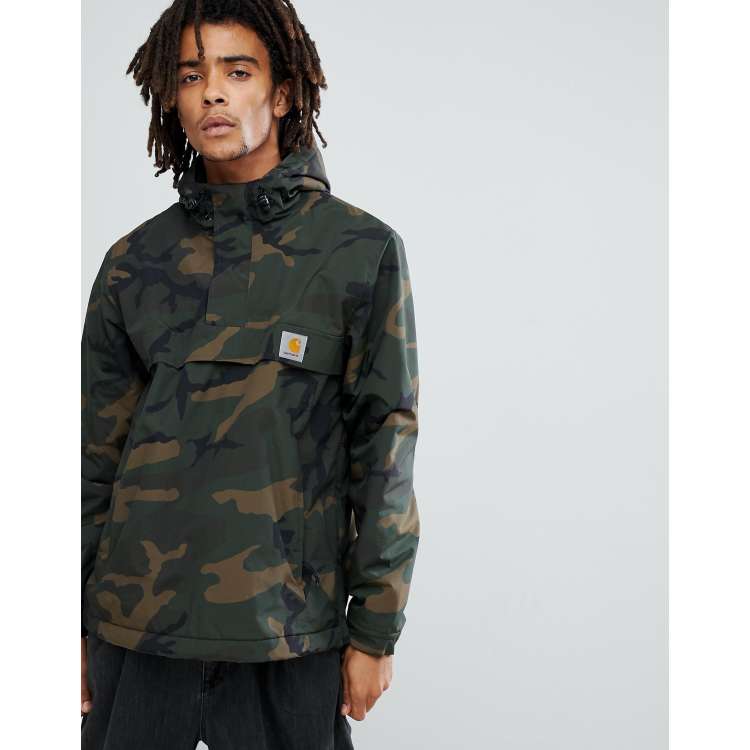 om forladelse Havn Tangle Carhartt WIP Winter Nimbus Overhead Jacket in Camo | ASOS