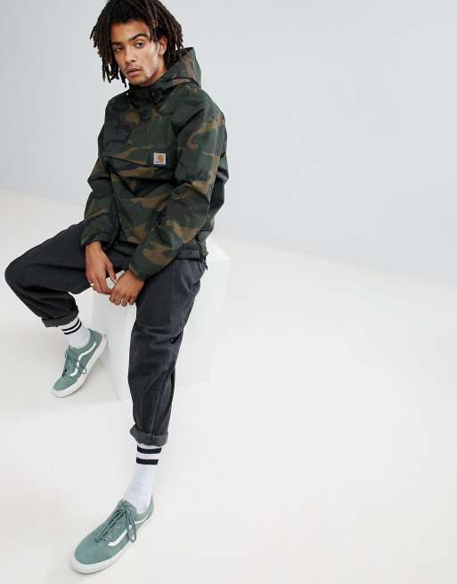 om forladelse Havn Tangle Carhartt WIP Winter Nimbus Overhead Jacket in Camo | ASOS