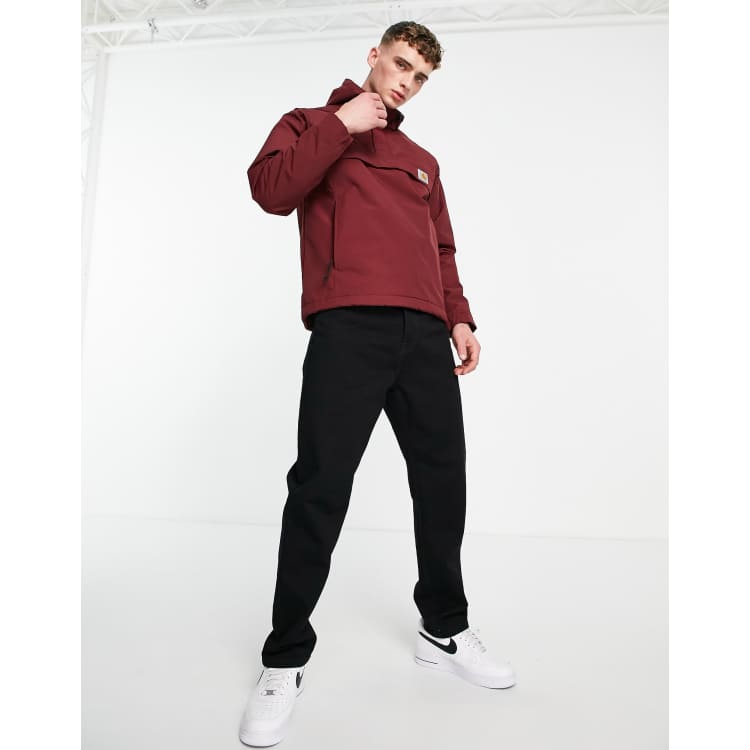 Carhartt WIP Winter Nimbus pullover jacket in burgundy | ASOS