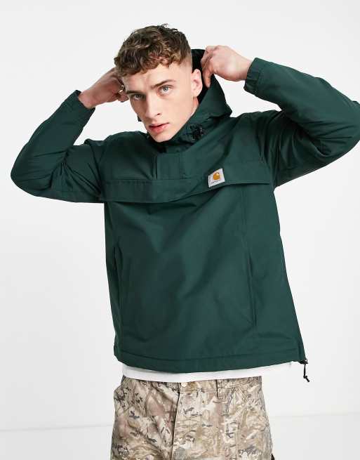 Green shop pullover jacket