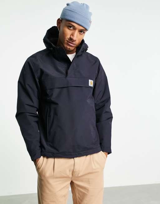 knal Voor u kip Carhartt WIP Winter Nimbus pullover jacket in navy | ASOS