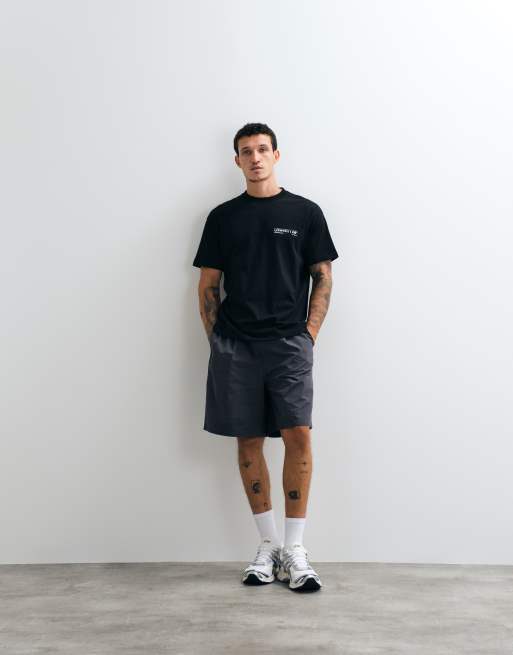 Carhartt WIP Wiptopia II back print t-shirt in black, 3 of 5