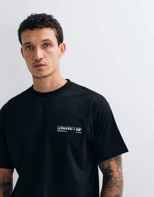 Carhartt WIP Wiptopia II T-Shirt mit Rückendruck in Schwarz, 2 von 5