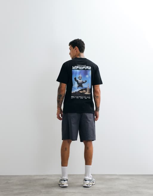 Carhartt WIP Wiptopia II T-Shirt mit Rückendruck in Schwarz, 4 von 5