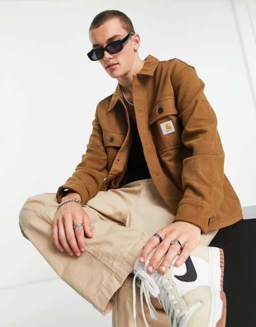 Carhartt WIP – Wiston – Brązowa koszula wierzchnia