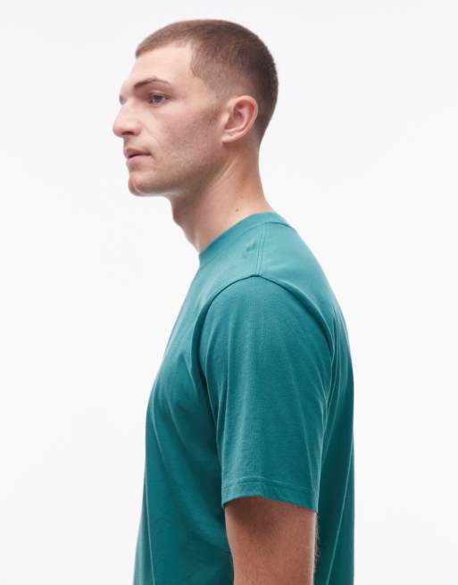 Carhartt WIP work life romance relaxed fit t-shirt in green, 5 of 5