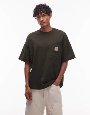 Carhartt Work Pocket Boxy Fit T-shirt In Black