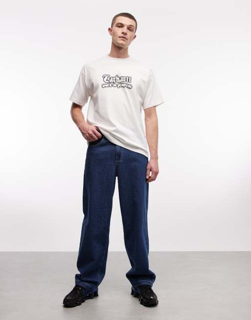 Carhartt WIP world tour back print t-shirt in white, 2 of 5