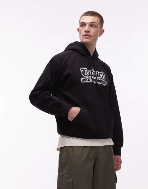 Carhartt WIP - World Tour - Hoodie met logo in zwart - view 1