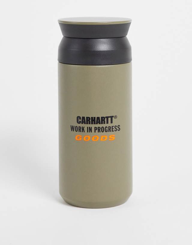 Carhartt WIP x Kinto travel tumbler in green