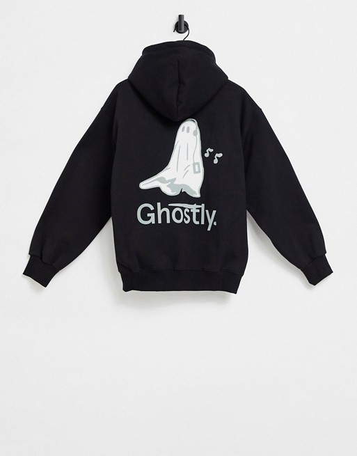 Carhartt WIP x Relevant Parties Ghostly Records hoodie in black