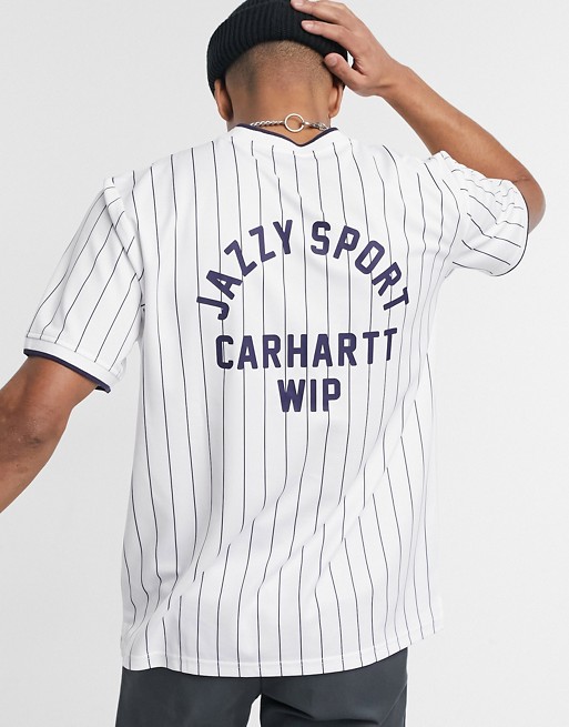 Carhartt WIP x Relevant Parties Jazzy Sport jersey in white