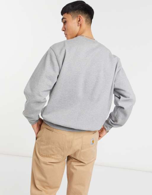 Carhartt x Relevant Parties Stones Throw Crewneck Sweatshirt Grey