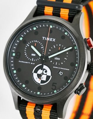 Carhartt WIP x Timex range c allied chronograph watch in black