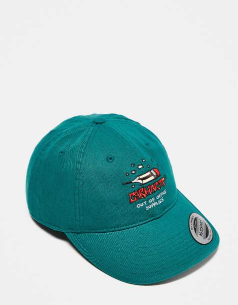 Carhartt WIP – Zielona czapka z daszkiem i haftem - view 1