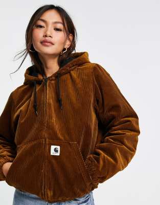 carhartt hooded puffer jacket