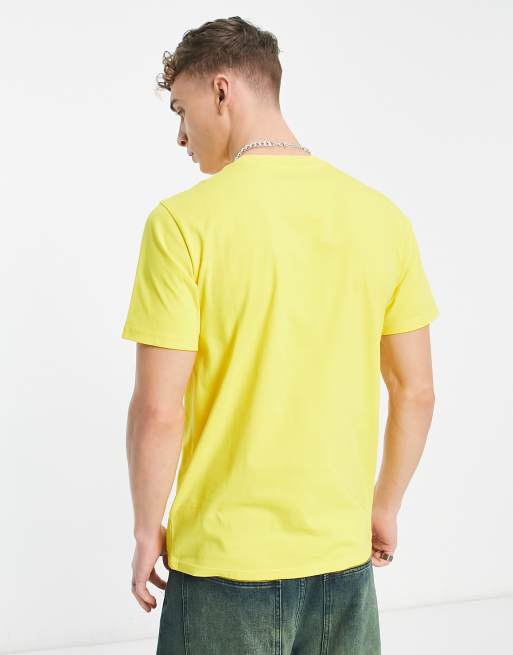 Carhartt WIP – Żółty T-shirt z napisem, 2 z 4