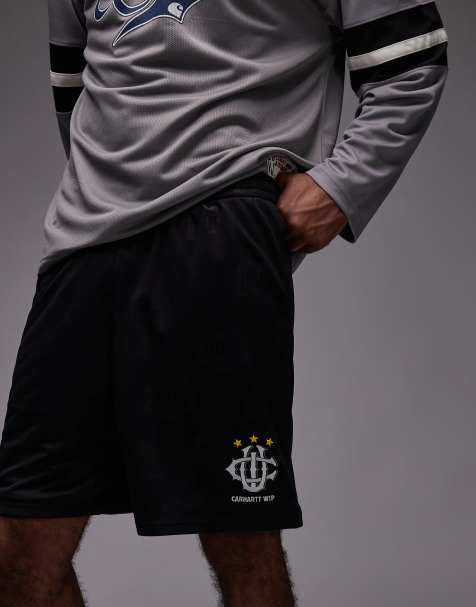 Carhartt X Hartt’s Football Club - Sorte shorts - view 1