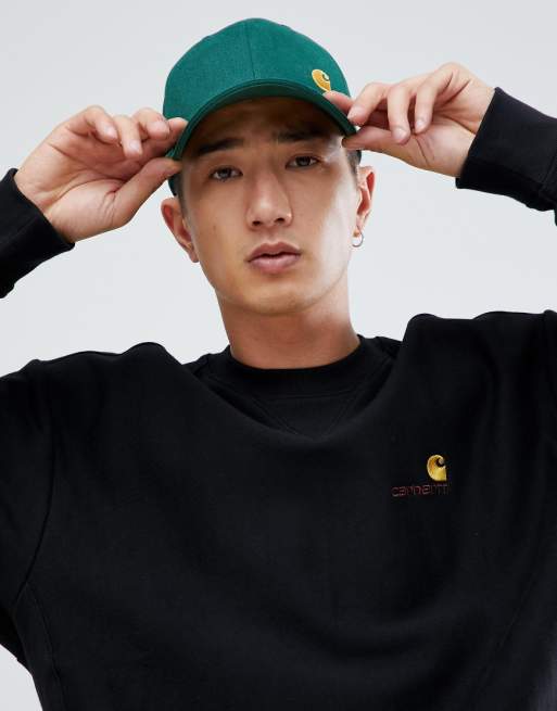 Carhrtt WIP American script sweatshirt in black Carhrtt WIP American script sweatshirt in black