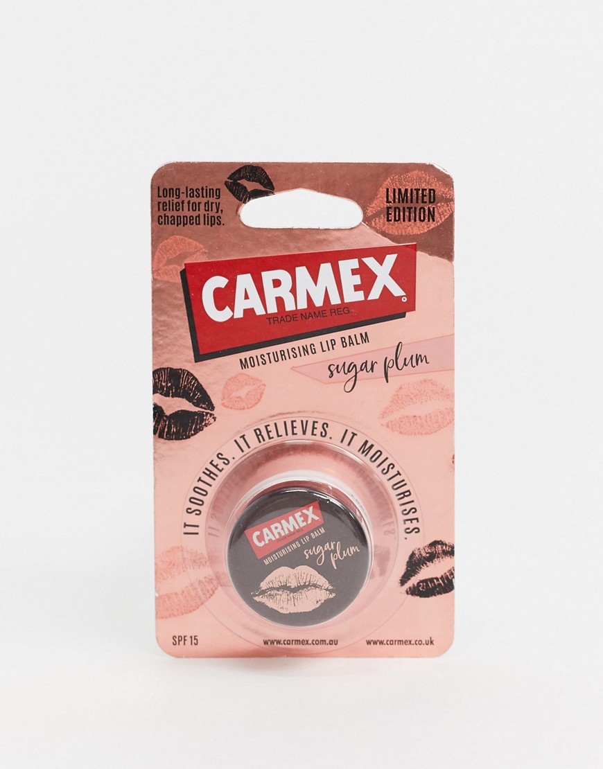 Carmex - Limited Edition - Lippenbalsem in een blikje, Sugar Plum-Zonder kleur