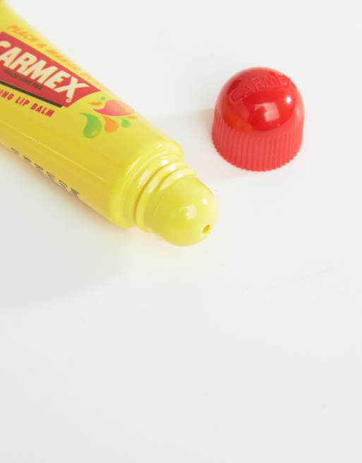 Carmex Peach & Mango Burst balsam nawilżający do ust w tubce, 3 z 4