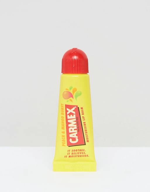 Carmex - Perzik en Mango - Hydraterende lippenbalsem in een tube