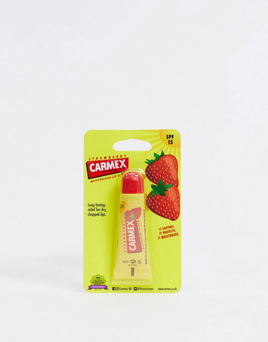 Carmex – Strawberry – Läppbalsam-Ingen färg