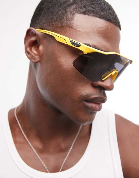 Carrera - Ducati - Gafas de sol amarillas con lentes grises y detalle de estilo visor - view 1