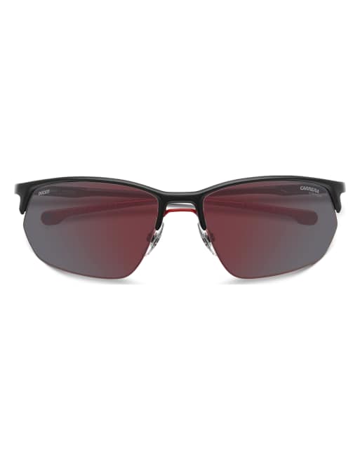 Carrera - Ducati - Lunettes de soleil rectangulaires à verres rouges - Noir, 3 de 4