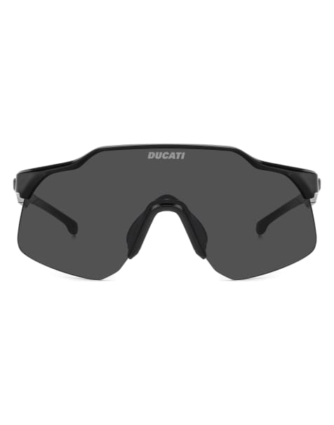 Carrera – Ducati – Maskenförmige Sonnenbrille in Schwarz mit grauen Gläsern - view 1