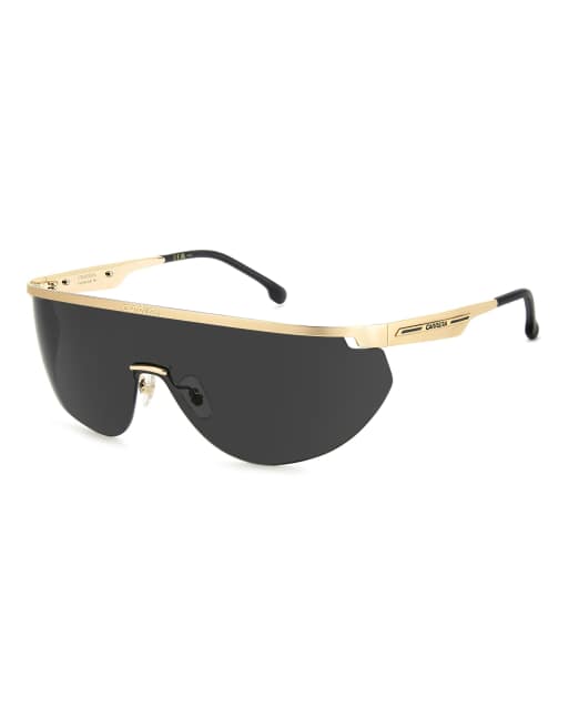 Carrera - Flaglab - Lunettes de soleil rectangulaires à verres gris - Noir, 2 de 7